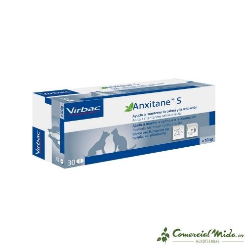VIRBAC Anxitane 30 Calming Tablets for Pets Comercial Mida