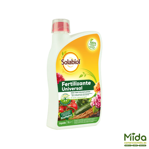 Solabiol Fertilizante Universal Liquido para Agricultura Ecológica.