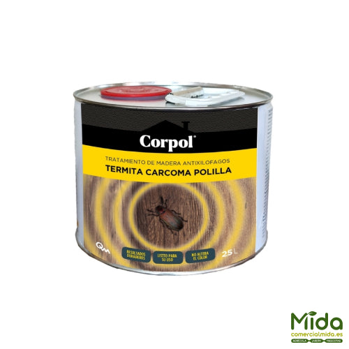 Lata 25L Corpol contra termita, carcoma y polilla