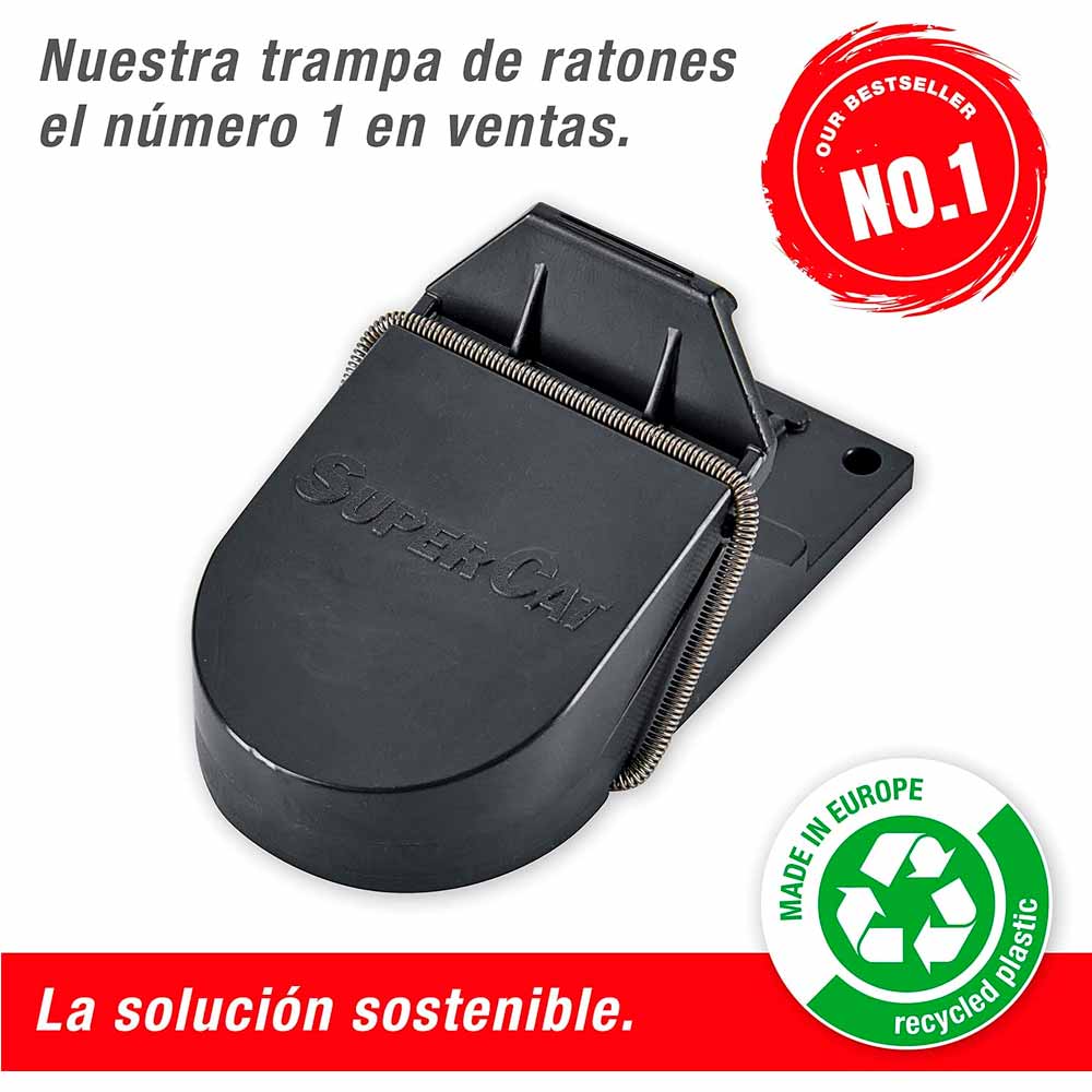 Supercat Trampa para Ratones Pro x2 efectiva