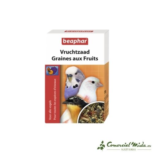 Semillas de frutas para pájaros 150 gr de Beaphar