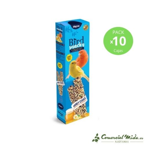 Barritas de miel para Canarios Dapac 60gr (10 Cajas)