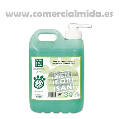 Champú MENFORSAN 5 L con aloe vera para perros