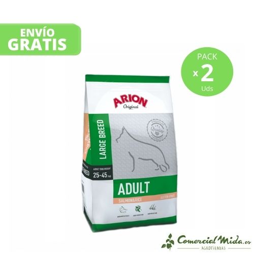 Pack Original Adult Medium Breed de salmón