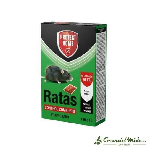 Rodenticide Bait Fresh Protect Home FRAP GRAIN Rats 150 gr – Comercial Mida