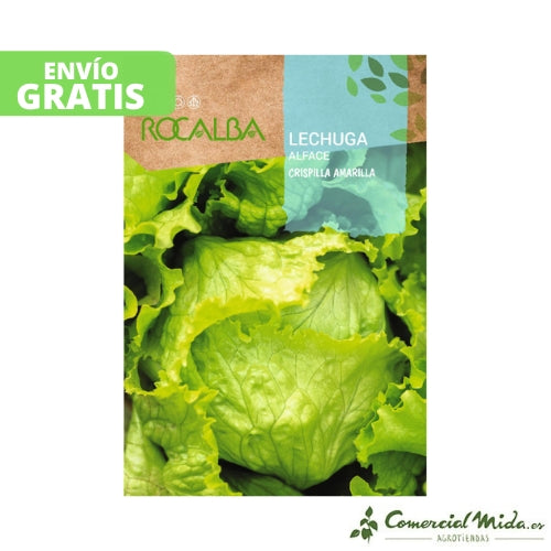 Rocalba Semillas Lechuga Crispilla Amarilla 500g