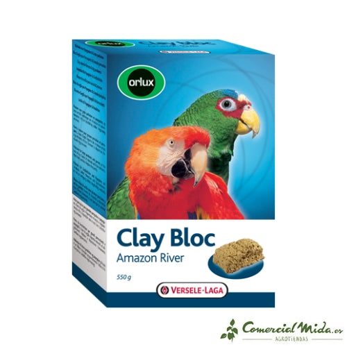 Orlux Amazon River Bloque Arcilla Loros