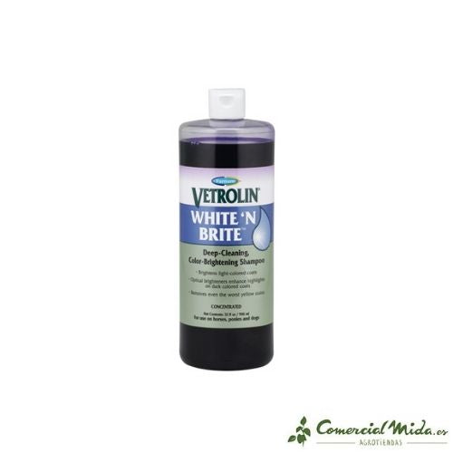 Champú para animales Vetrolin White'n Brite 946 ml de Vetnova